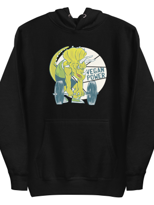 unisex-premium-pullover-hoodie-black-front-6a88b5d112210.png Vegan Power Hoodie
