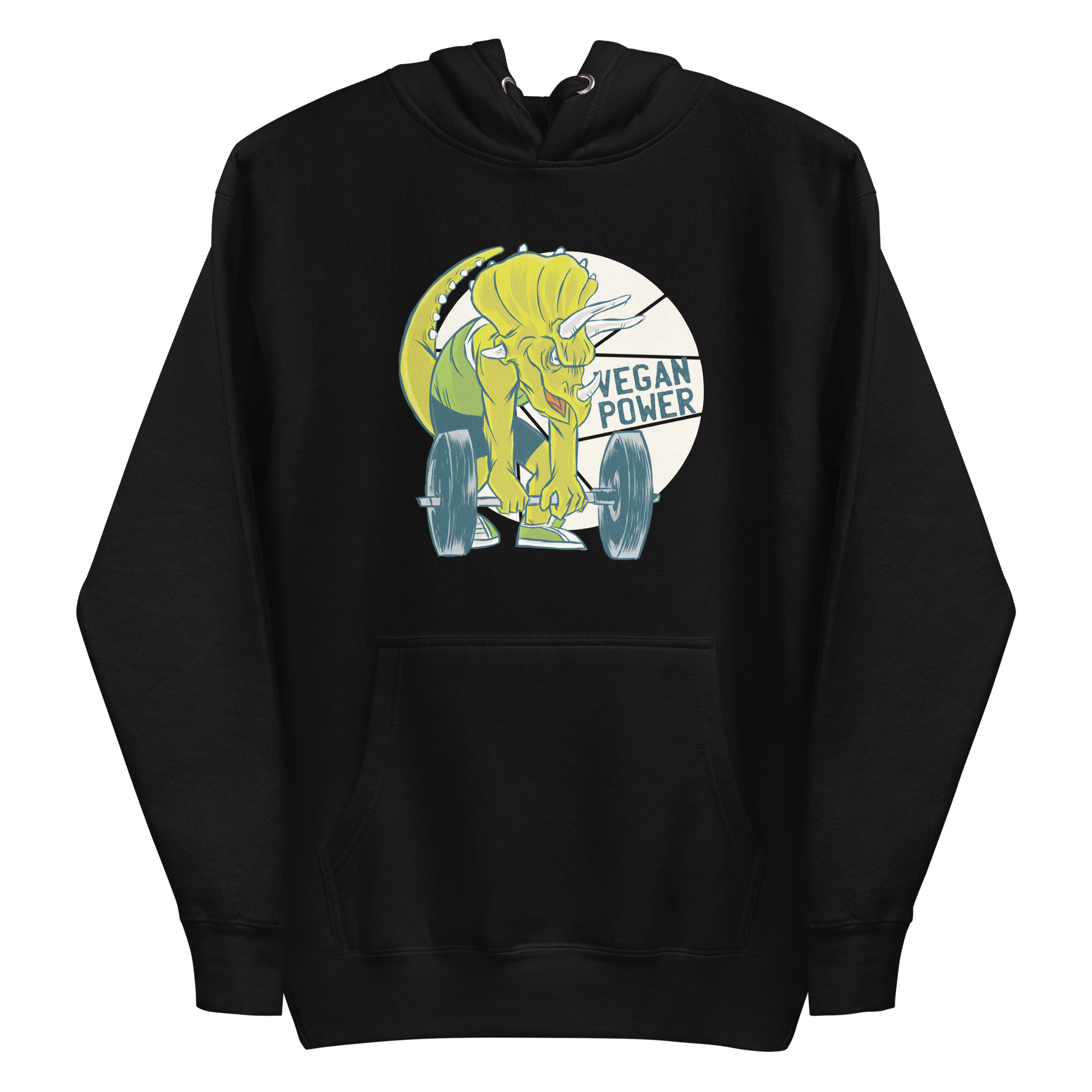 unisex-premium-pullover-hoodie-black-front-6a88b5d112210.png Vegan Power Hoodie