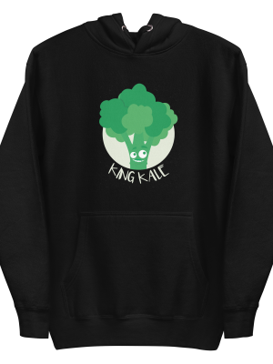 unisex-premium-pullover-hoodie-black-front-6a88b8df9a7f6.png King Kale Hoodie