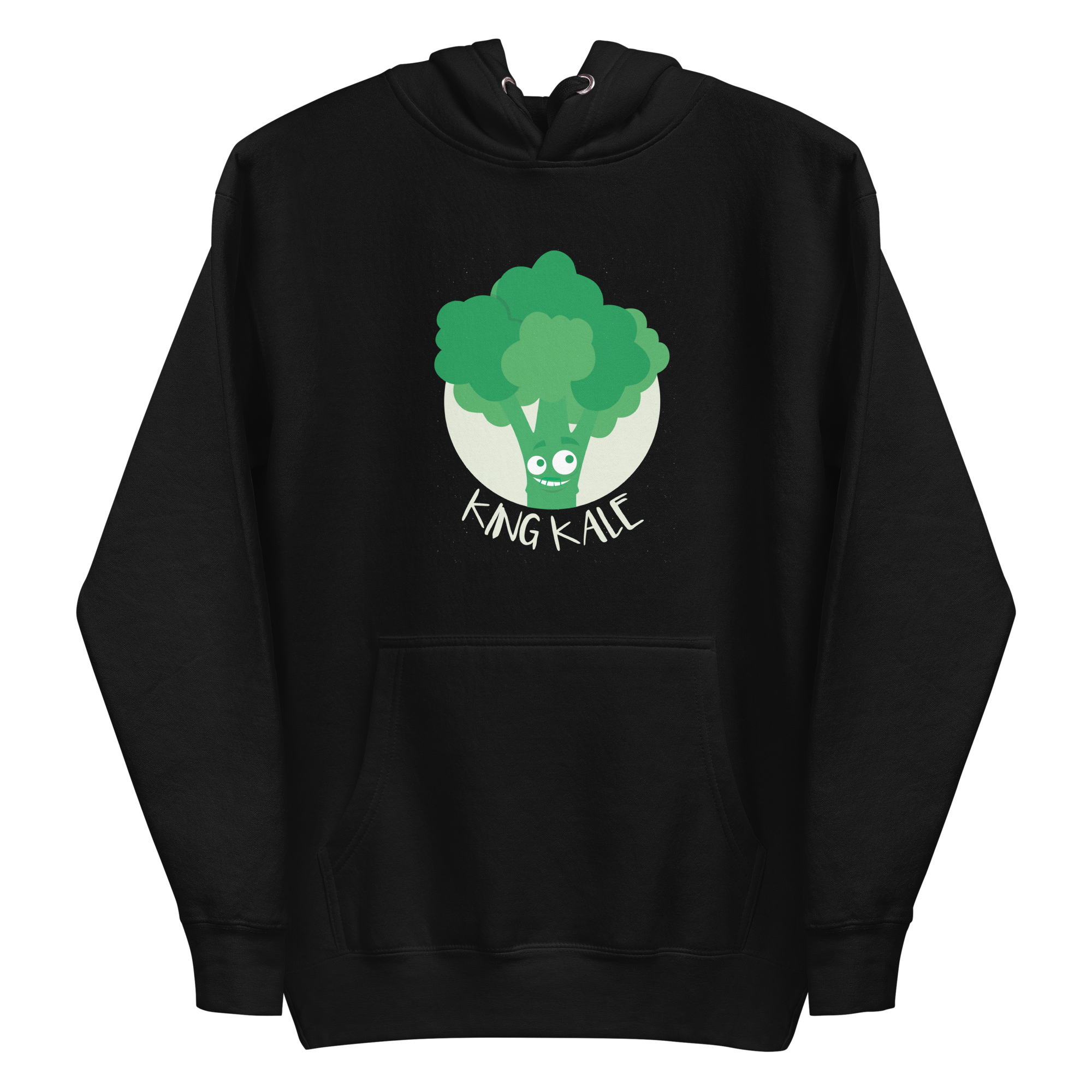 unisex-premium-pullover-hoodie-black-front-6a88b8df9a7f6.png King Kale Hoodie