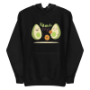 unisex-premium-pullover-hoodie-black-front-6a89b201423d7.png Cute Avocado Family Hoodie