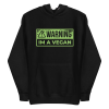 Warning Vegan Hoodie