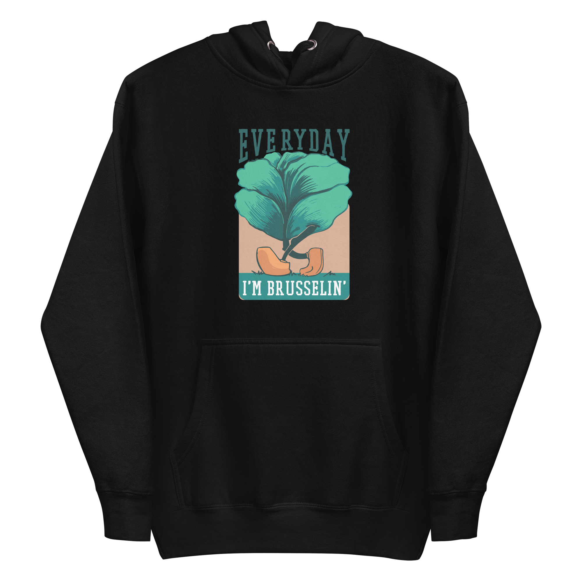 unisex-premium-pullover-hoodie-black-front-6a89e36728e7b.png Everday Brussels Hoodie