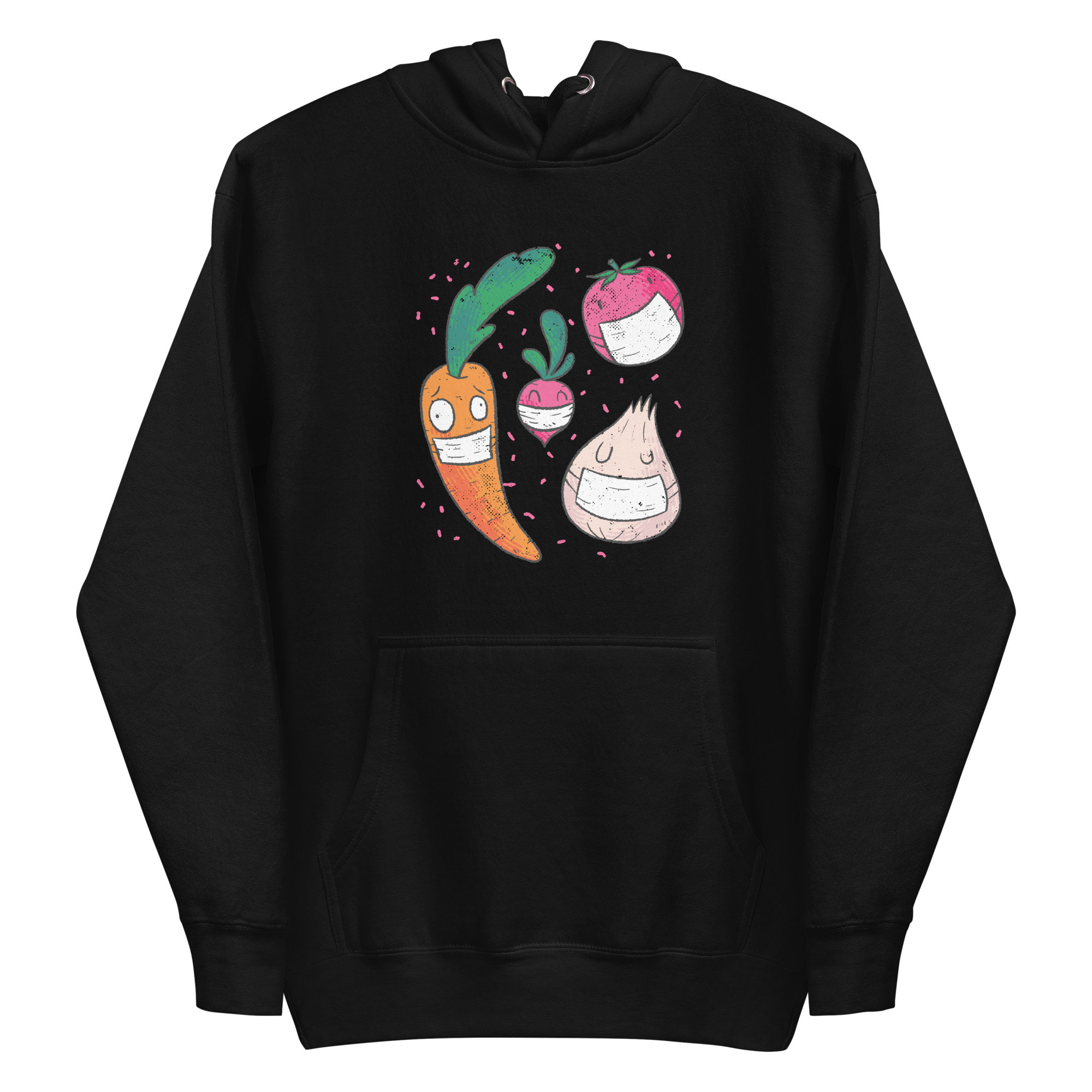 Face Mask Veggies Hoodie