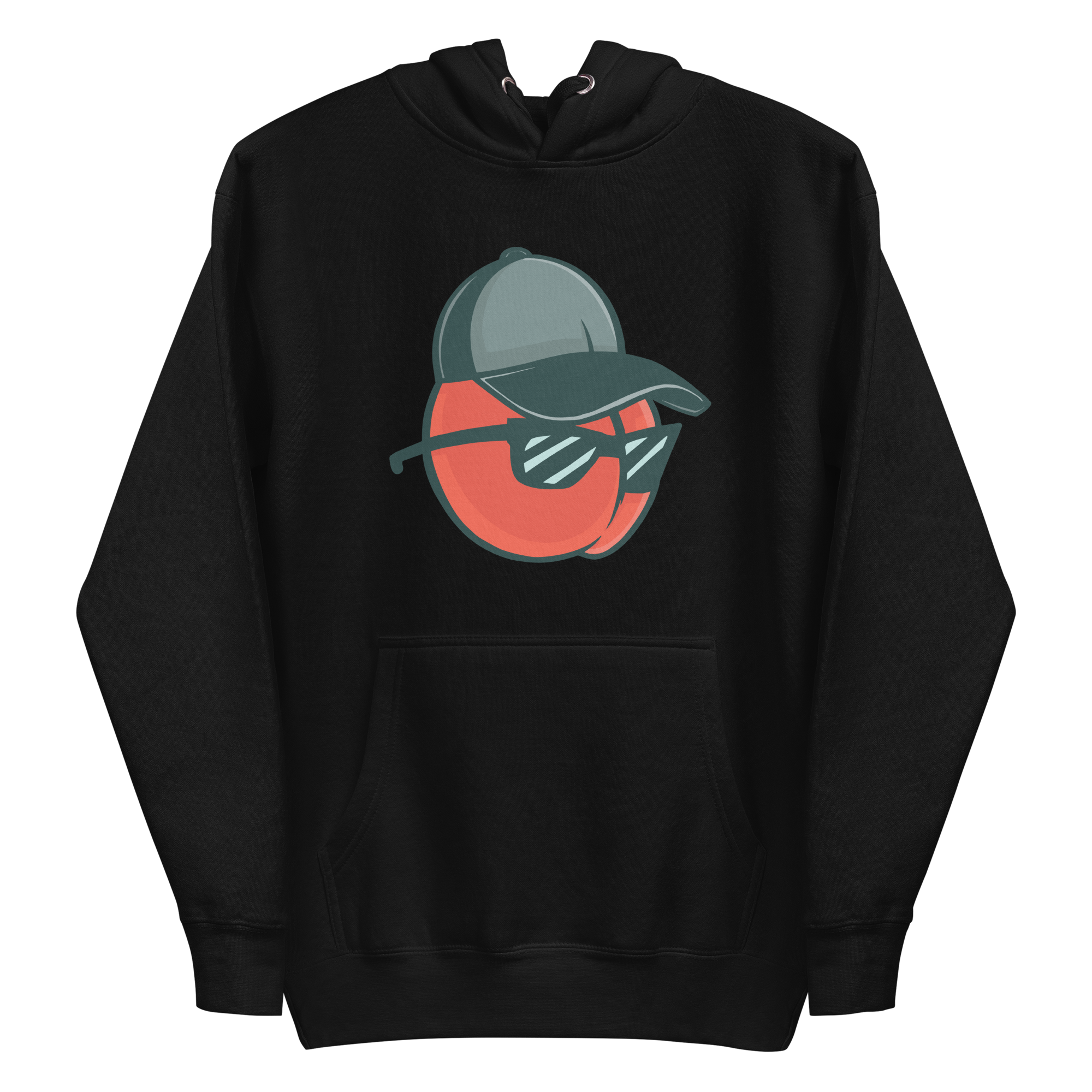 unisex-premium-pullover-hoodie-black-front-6a89fb1c46787.png Cherry Cap Hoodie