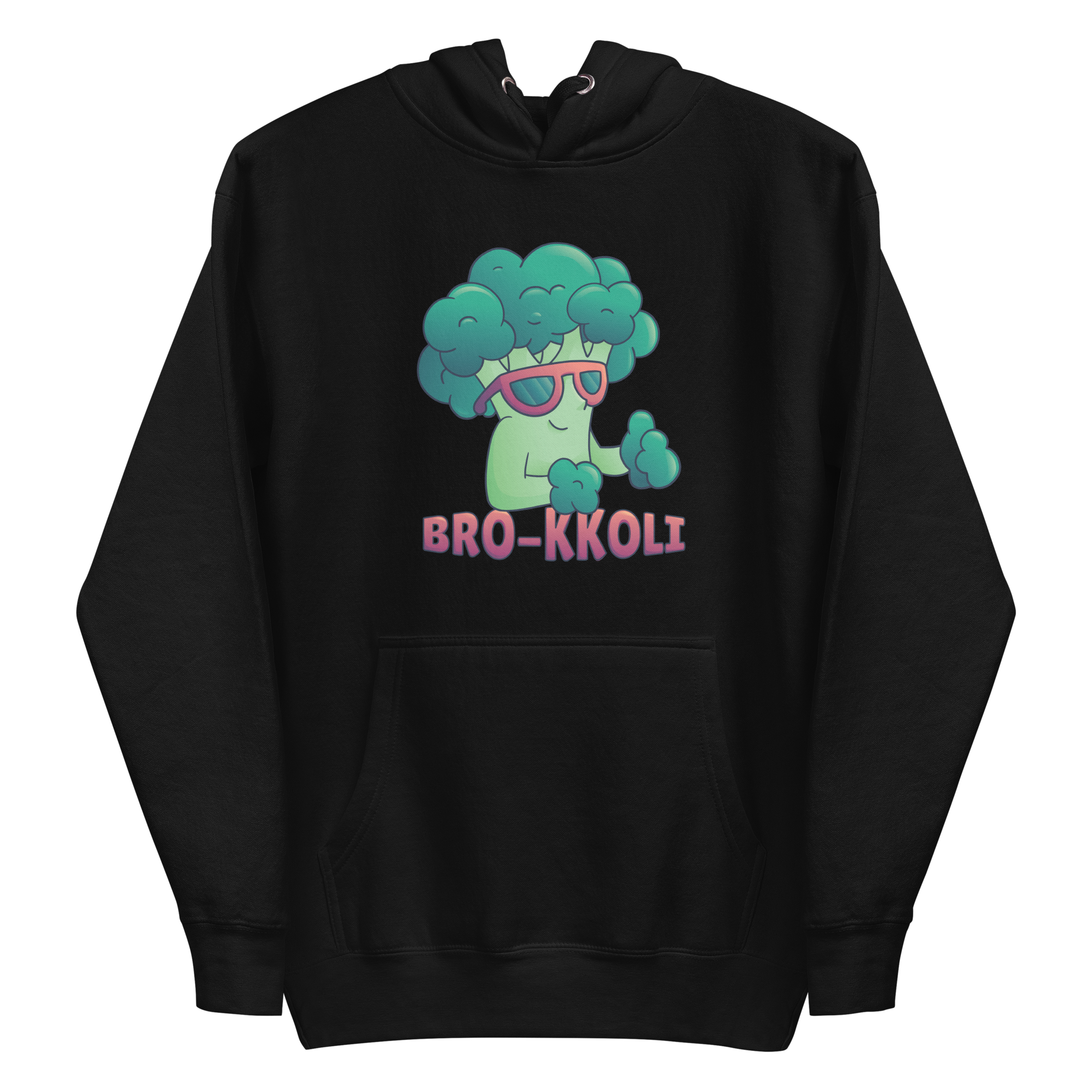unisex-premium-pullover-hoodie-black-front-6a8a05c9d25c1.png Broccoli Bro Hoodie