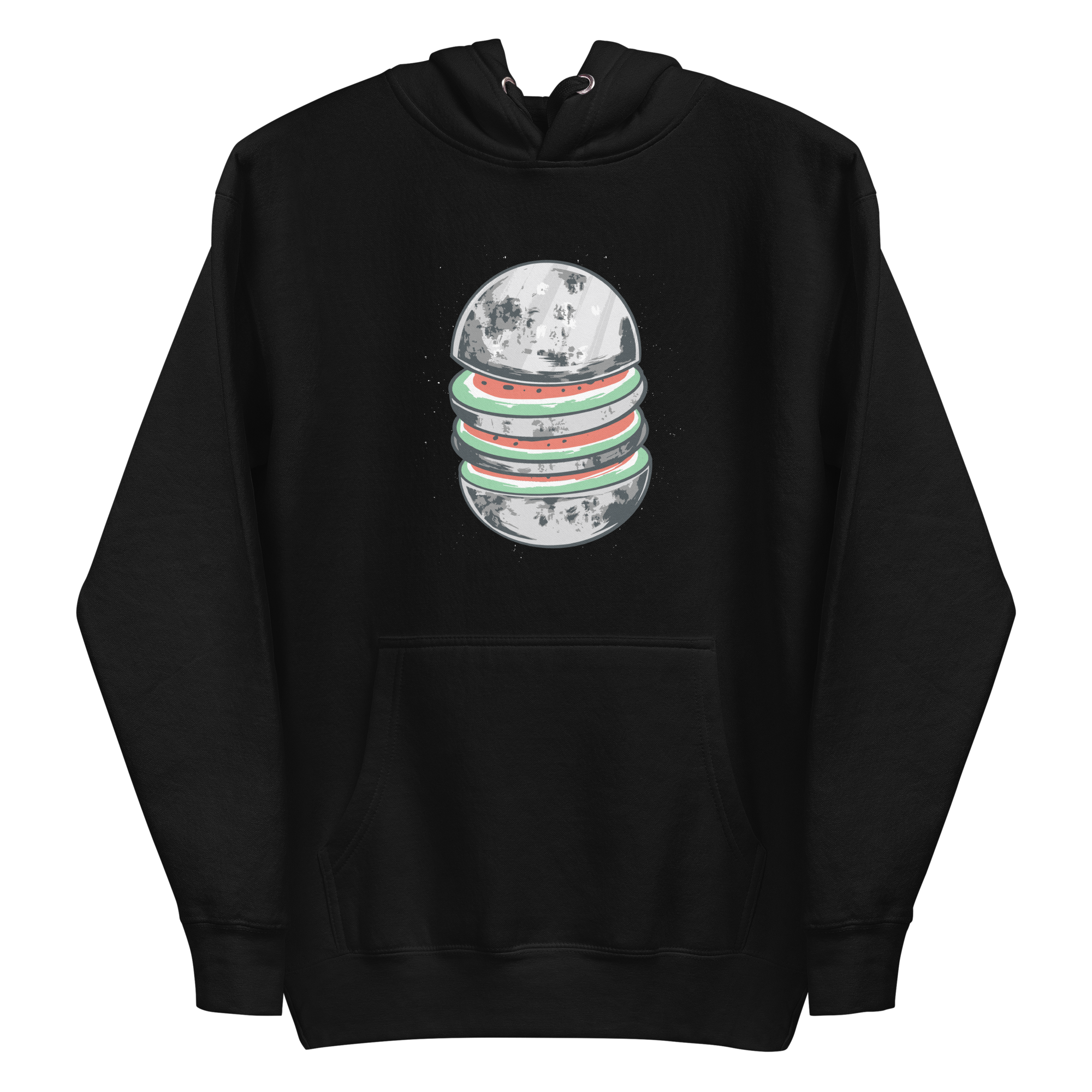 unisex-premium-pullover-hoodie-black-front-6a8a0d7794a69.png Watermelon Moon Hoodie