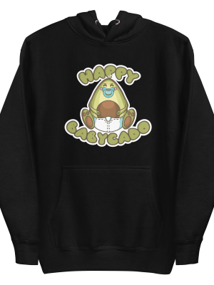 unisex-premium-pullover-hoodie-black-front-6a8a0db737e2e.png Happy Babycado Hoodie