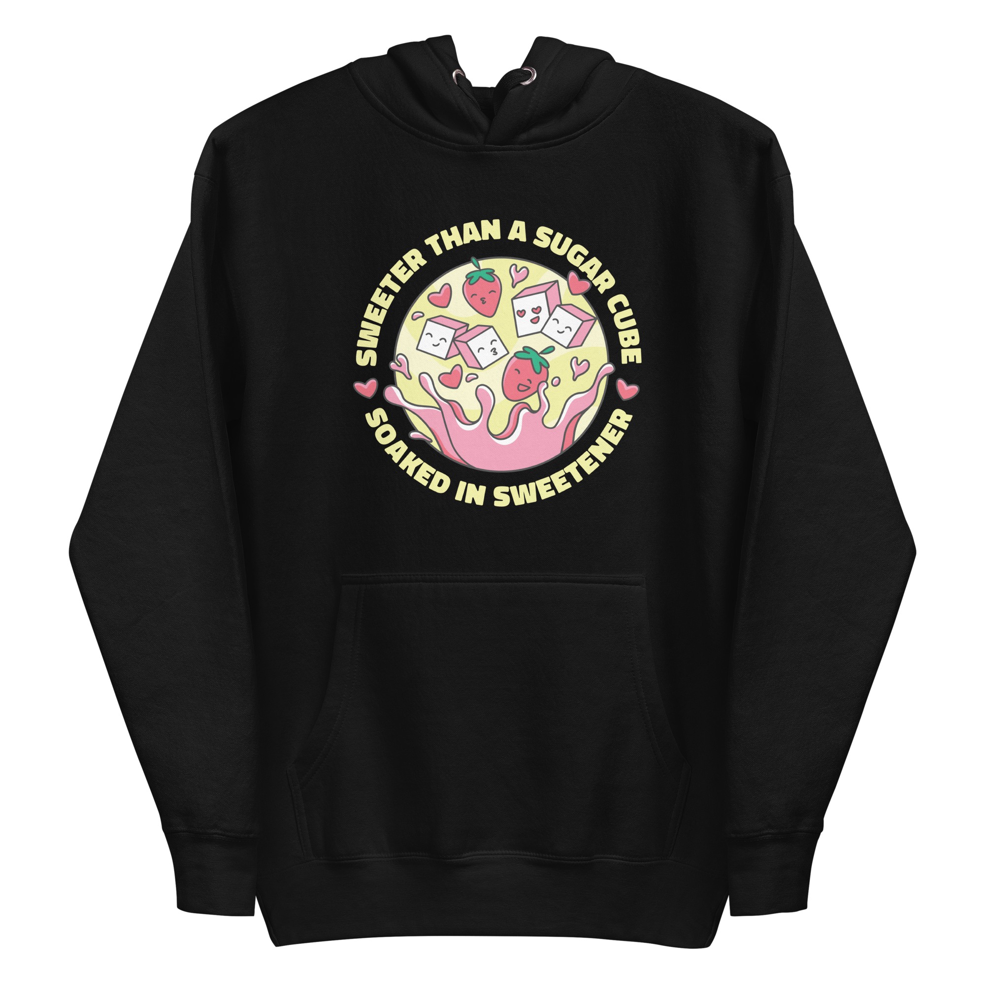 unisex-premium-pullover-hoodie-black-front-6a8a105507b48.png Sweeter Than Sugar Hoodie