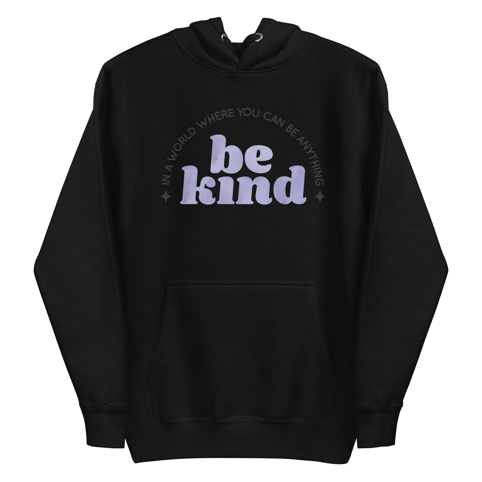 unisex-premium-pullover-hoodie-black-front-6a8b572c7c679.png Be Kind Hoodie