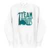 unisex-premium-pullover-hoodie-white-front-6a88b5457d606.png Team Herbivore Dinosaur Hoodie