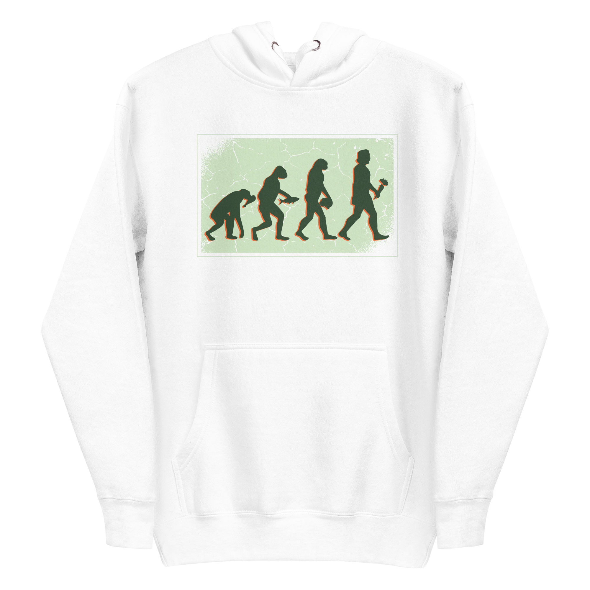unisex-premium-pullover-hoodie-white-front-6a88b6d68a97d.png Vegan Evolution Hoodie