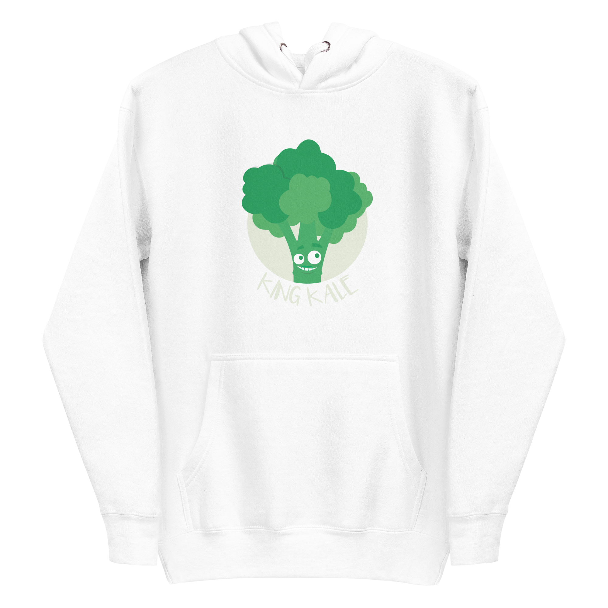 unisex-premium-pullover-hoodie-white-front-6a88b8df9c38f.png King Kale Hoodie
