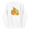 unisex-premium-pullover-hoodie-white-front-6a89cd3d9b0cf.png Pineapple Avocado Friends Hoodie