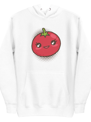 unisex-premium-pullover-hoodie-white-front-6a89ce3be8713.png Kawaii Tomato Hoodie