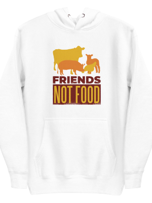 unisex-premium-pullover-hoodie-white-front-6a89d0f0822b9.png Friends Not Food Hoodie