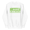 Warning Vegan Hoodie