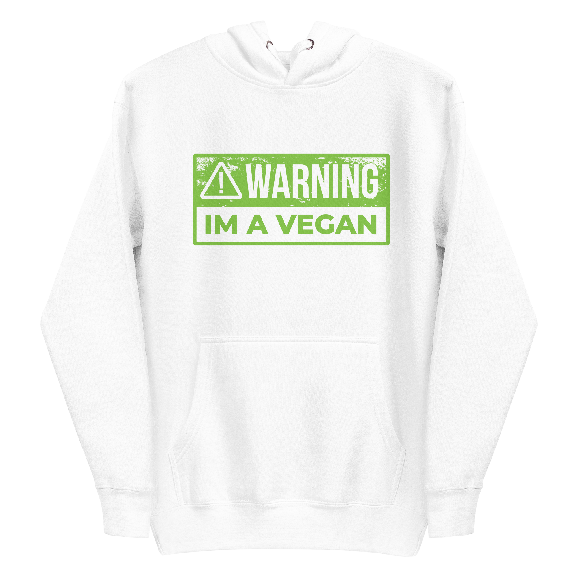 Warning Vegan Hoodie