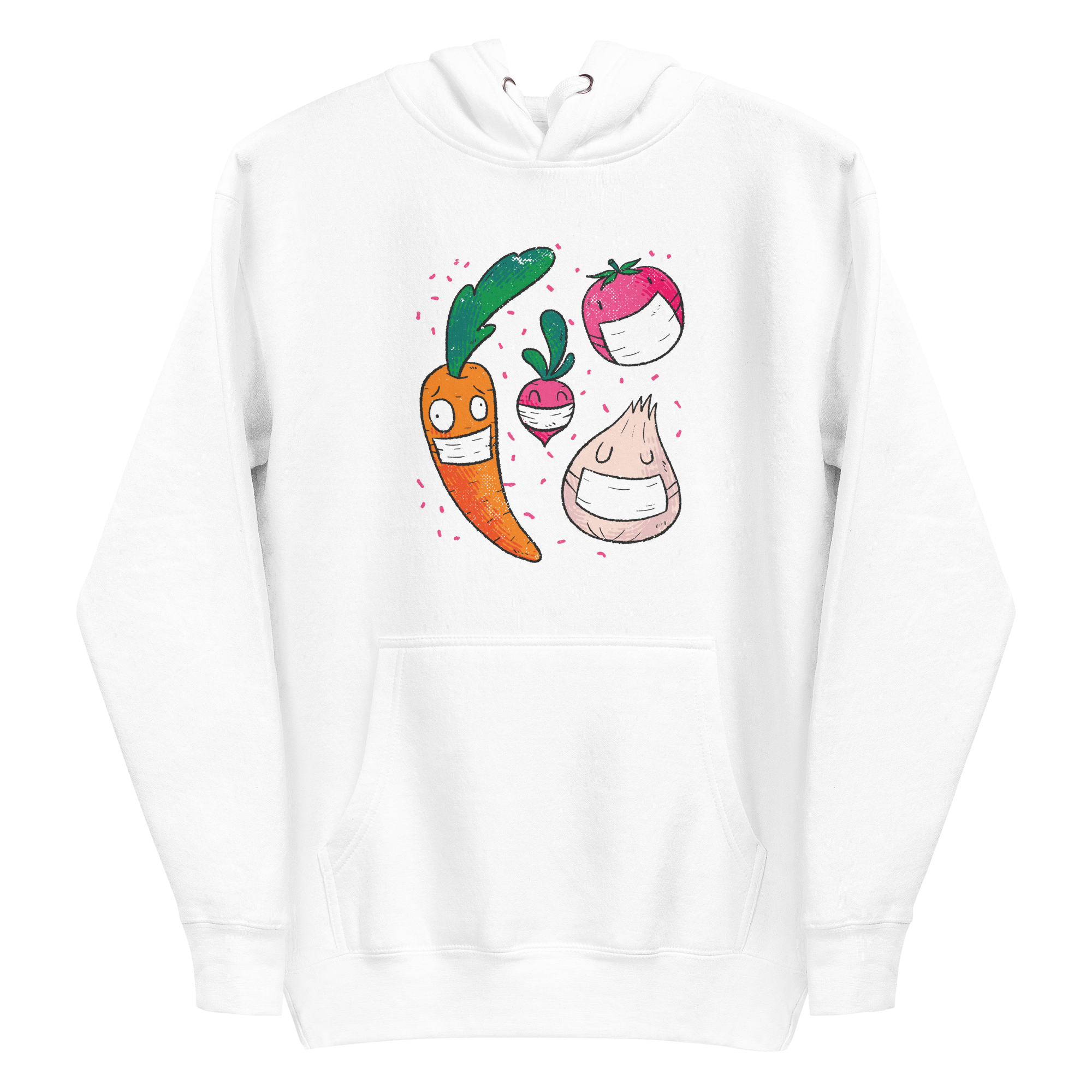 Face Mask Veggies Hoodie