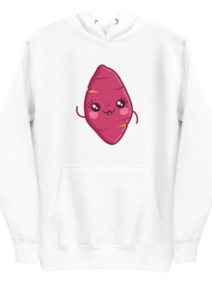 unisex-premium-pullover-hoodie-white-front-6a89e41cf342a.png Kawaii Sweet Potato Hoodie