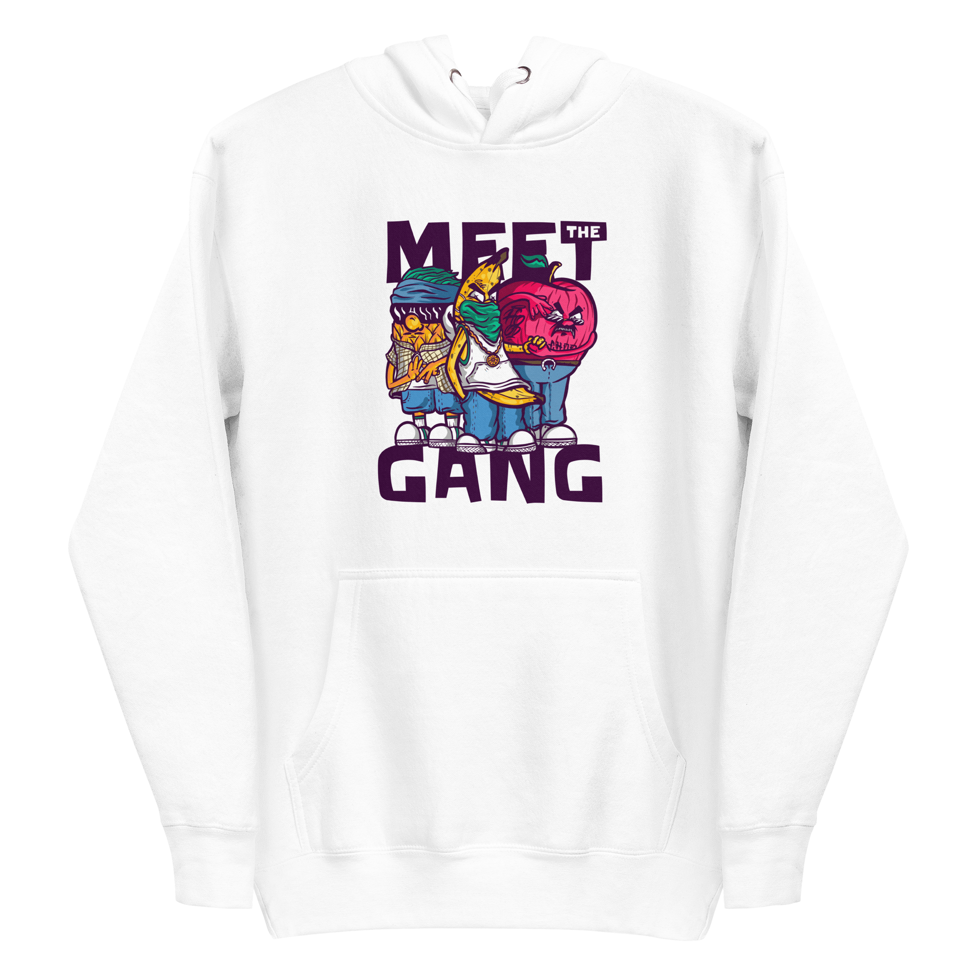 unisex-premium-pullover-hoodie-white-front-6a89fad987fe8.png Meet The Gang Hoodie