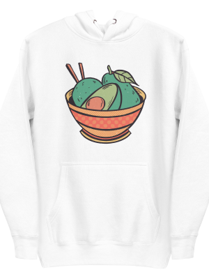 unisex-premium-pullover-hoodie-white-front-6a89fc3781ae1.png Avocado Bowl Hoodie