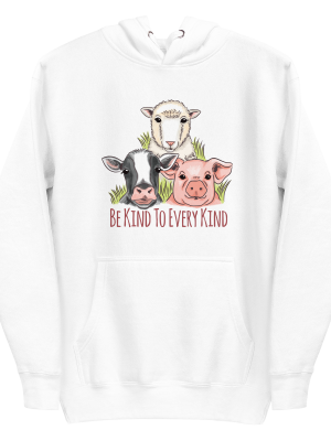 unisex-premium-pullover-hoodie-white-front-6a89ffb732b1a.png Vegan Kindness Hoodie