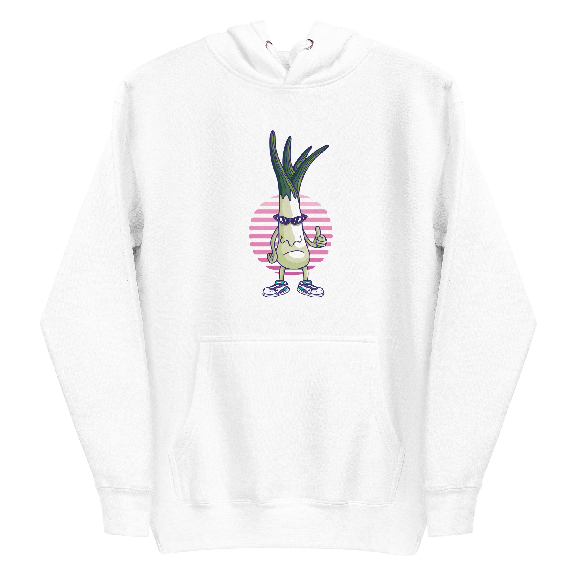 unisex-premium-pullover-hoodie-white-front-6a8a05fb172ae.png Funny Leek Hoodie