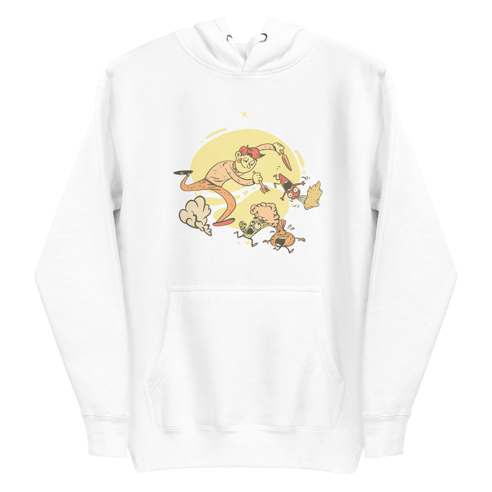 unisex-premium-pullover-hoodie-white-front-6a8a0795154dd.png Chasing Vegetables Hoodie