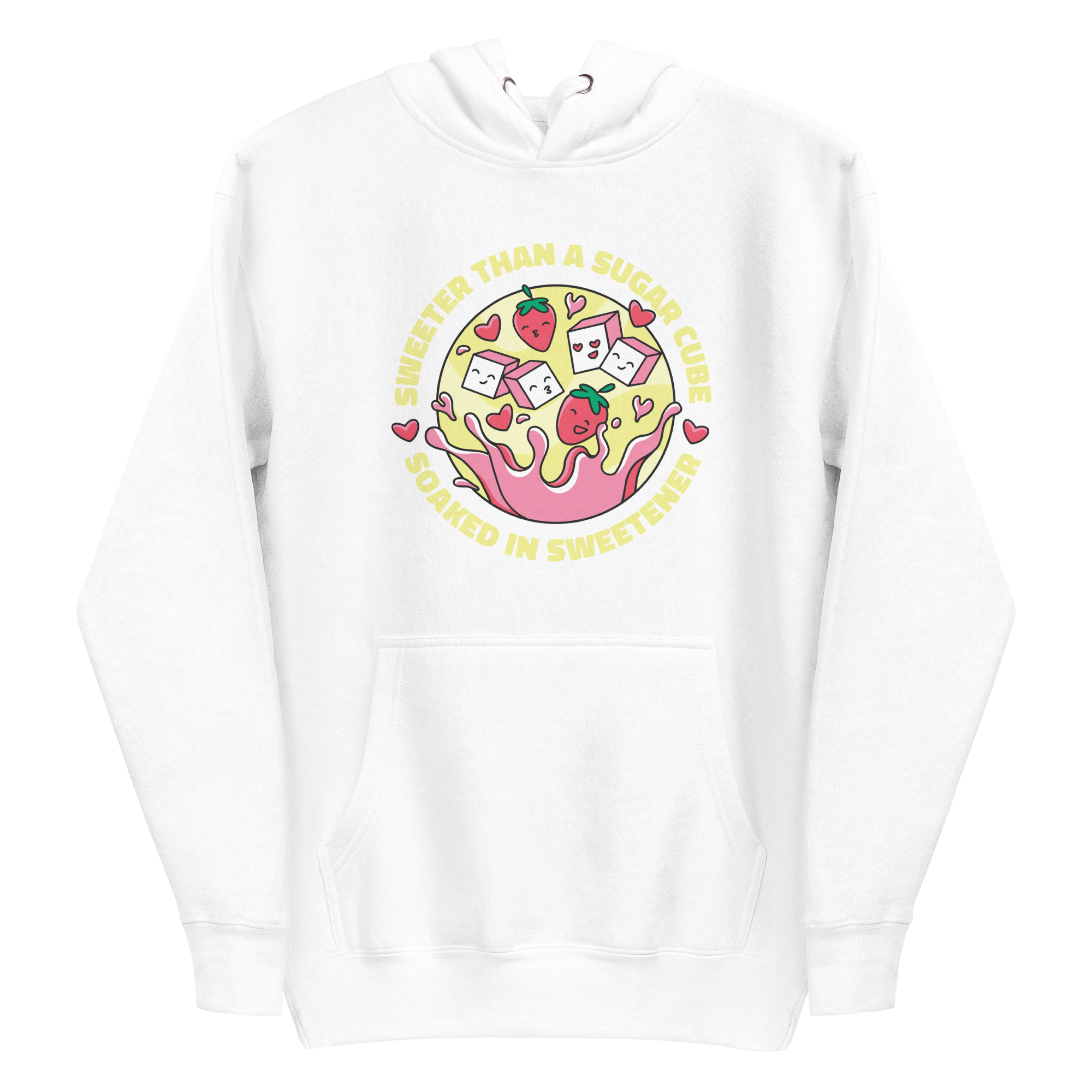 unisex-premium-pullover-hoodie-white-front-6a8a105509802.png Sweeter Than Sugar Hoodie