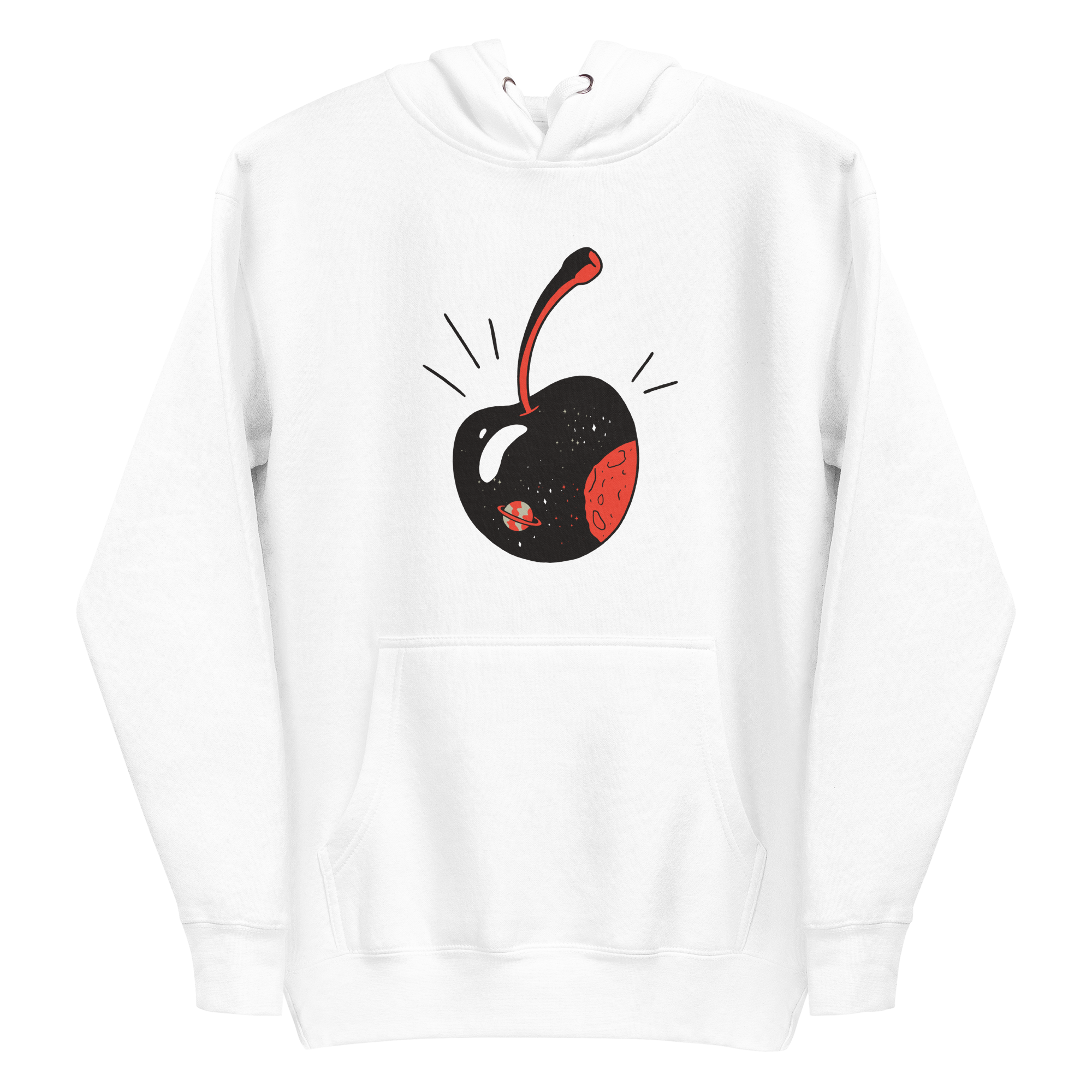 unisex-premium-pullover-hoodie-white-front-6a8a112bb5402.png Galaxy Cherry Hoodie