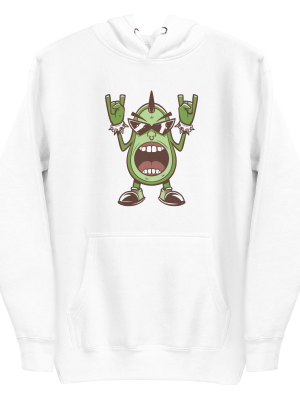unisex-premium-pullover-hoodie-white-front-6a8a1575a803a.png Metal Avocado Hoodie