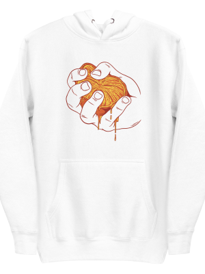 unisex-premium-pullover-hoodie-white-front-6a8a15a92113a.png Squeezed Orange Hoodie