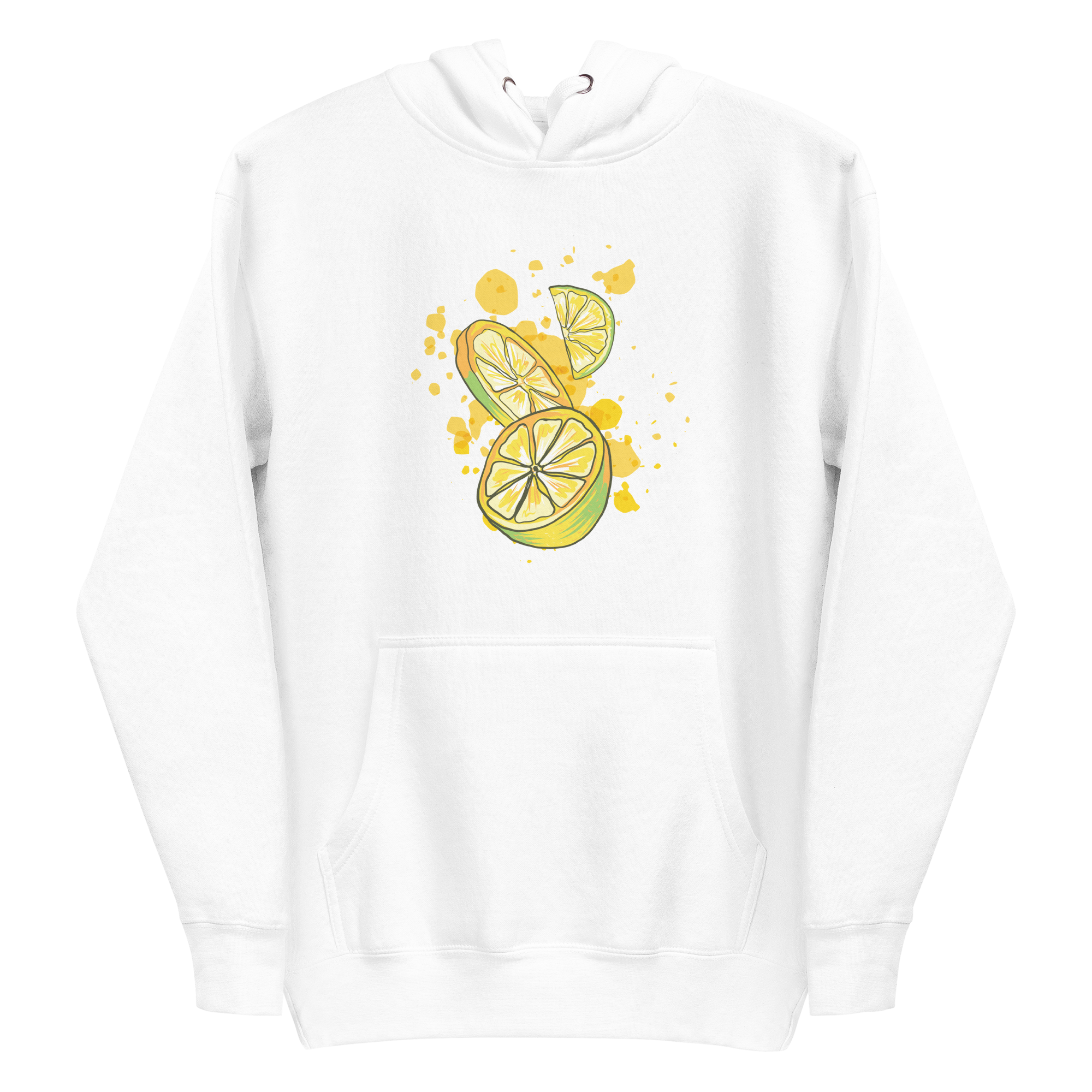 unisex-premium-pullover-hoodie-white-front-6a8a16662e0ae.png Lemon Lime Hoodie