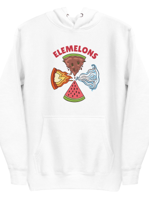 unisex-premium-pullover-hoodie-white-front-6a8b5603838e3.png Watermelon Elements Hoodie