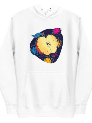 unisex-premium-pullover-hoodie-white-front-6a8b5670e1ffd.png Space Apple Hoodie