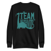 unisex-premium-sweatshirt-black-front-6a88b5461d2a0.png Team Herbivore Dinosaur Sweatshirt