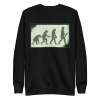 unisex-premium-sweatshirt-black-front-6a88b6d70cde1.png Vegan Evolution Sweatshirt