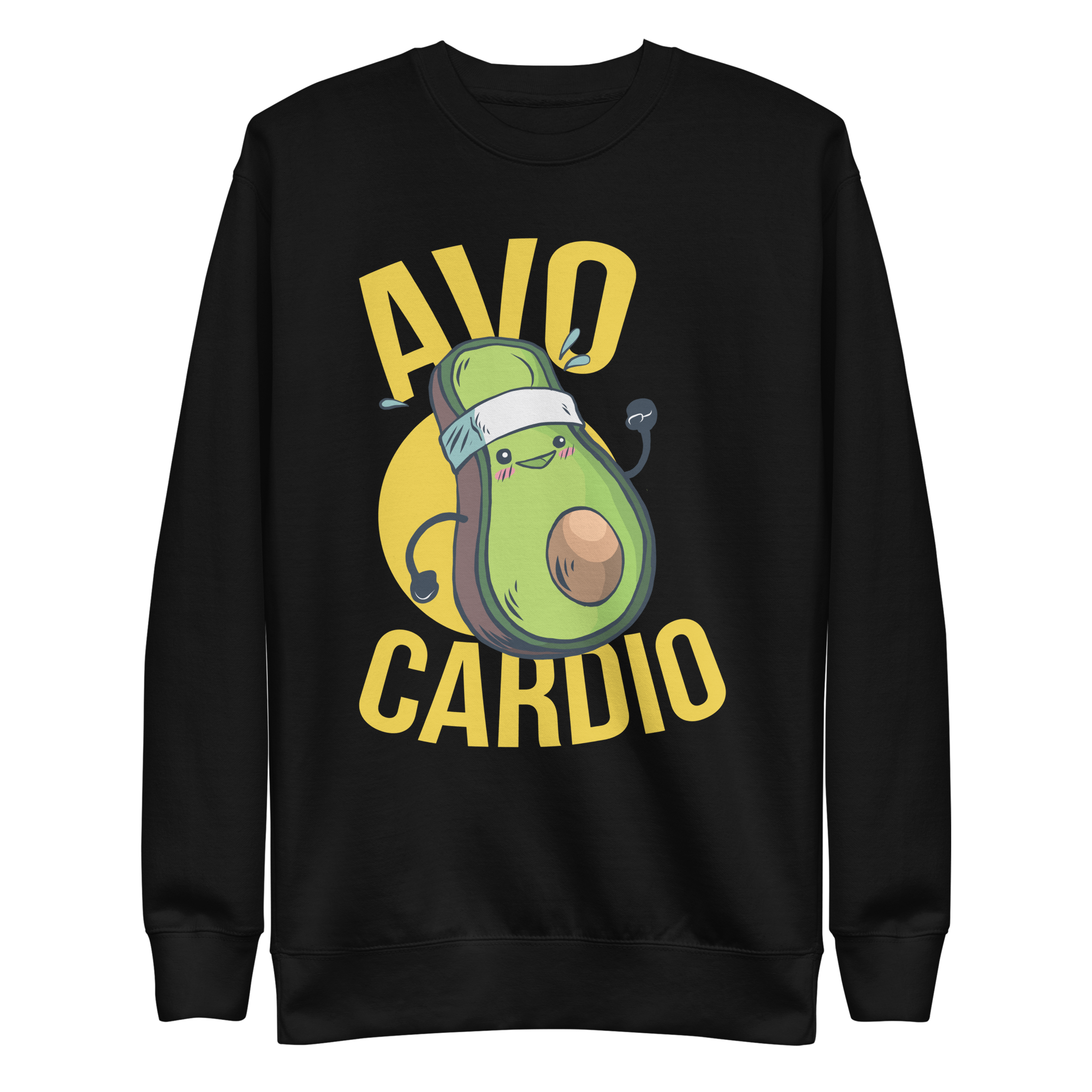 unisex-premium-sweatshirt-black-front-6a88b712ab249.png Avocardio Sweatshirt