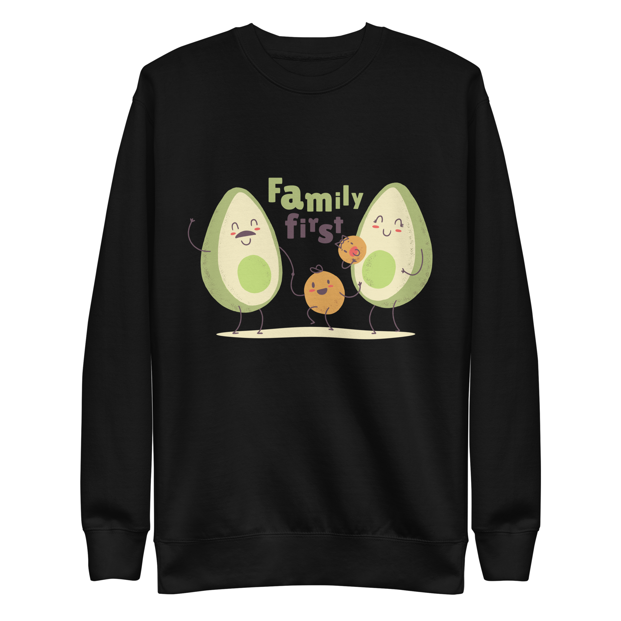 Cute Avocado Family Sweatshirt