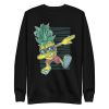 unisex-premium-sweatshirt-black-front-6a89cf5bddff8.png Pineapple Dabbing Sweatshirt