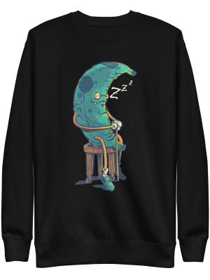 unisex-premium-sweatshirt-black-front-6a89cfd59447c.png Old Banana Sweatshirt