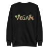unisex-premium-sweatshirt-black-front-6a89d50a31ad8.png Vegan Vegetables Sweatshirt