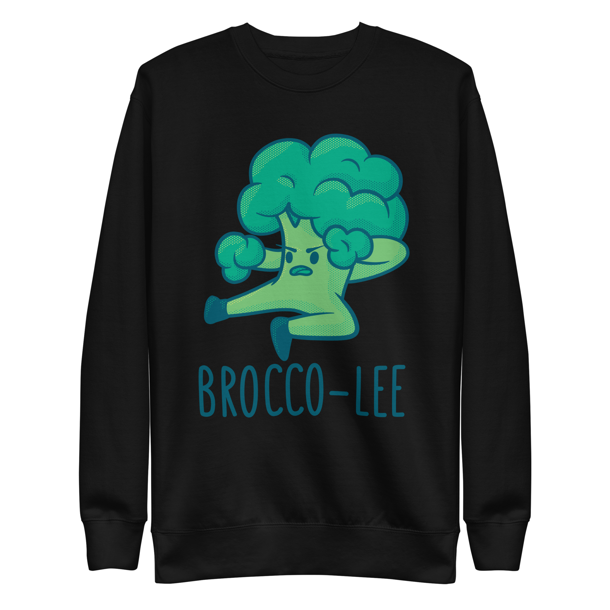 unisex-premium-sweatshirt-black-front-6a89e32a38bf1.png Brocco Lee Sweatshirt