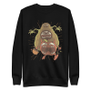 unisex-premium-sweatshirt-black-front-6a89f68bd0218.png Avocado Monster Sweatshirt