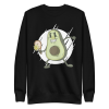 unisex-premium-sweatshirt-black-front-6a89f6e3ef770.png Avocado Tennis Sweatshirt