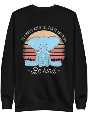 Be Kind Elephant Sweatshirt