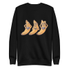 unisex-premium-sweatshirt-black-front-6a89fcf10de17.png Crazy Bananas Sweatshirt