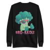 unisex-premium-sweatshirt-black-front-6a8a05ca51e2f.png Broccoli Bro Sweatshirt