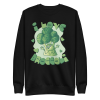 unisex-premium-sweatshirt-black-front-6a8a068defad6.png Broccoli Lover Sweatshirt